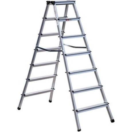 ДВОСТОРОННЯ СТРЕМ'ЯНКА АЛЮМІНІЄВА VIRASTAR OLYMPOS 2X7 СХОДИНОК