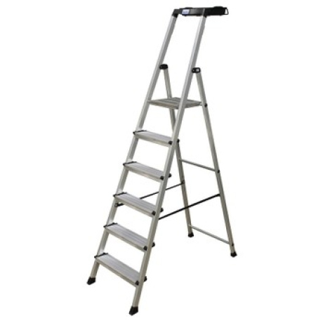 1-стороння стрем'янка SECURY KRAUSE MultiGrip 6 сходинок 1-стороння стрем'янка SECURY KRAUSE MultiGrip 6 сходинок