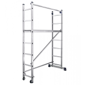 Алюмінієвий підмосток-драбина 2х7 сходинок