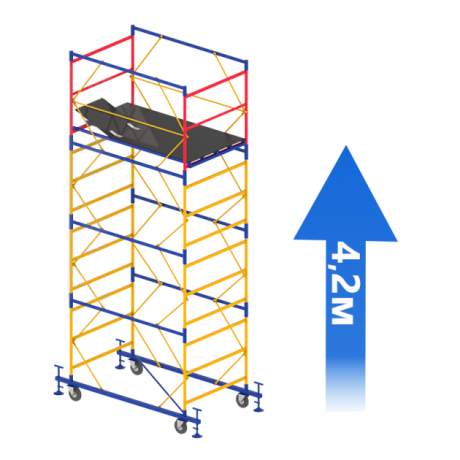 Вишка тура 5,1 м (1,2х2,0 м) 3+1 Вишка тура 5,1 м (1,2х2,0 м) 3+1