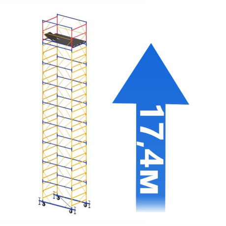 Вишка тура 18,3 м (1,2х2,0 м) 14+1 Вишка тура 18,3 м (1,2х2,0 м) 14+1
